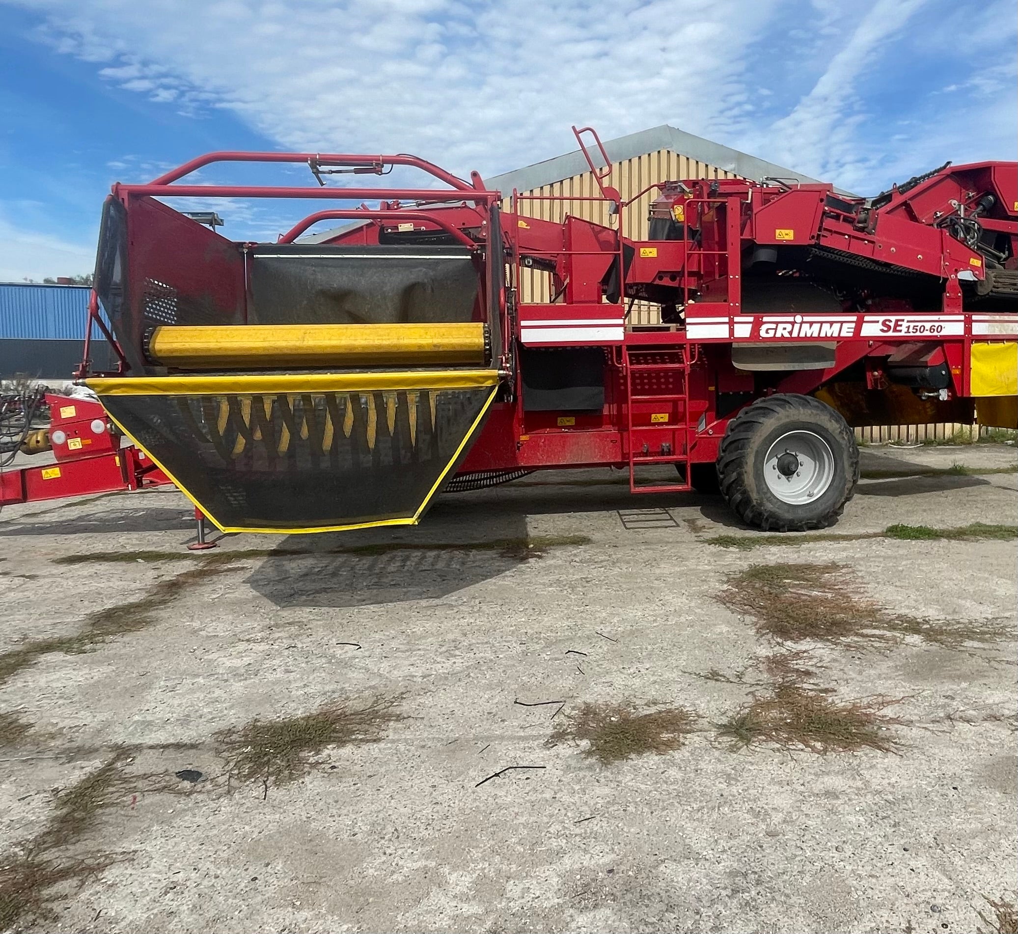 Grimme Filling Funnel Tarpaulin 087.00185 | 730x1650mm | Without Frame